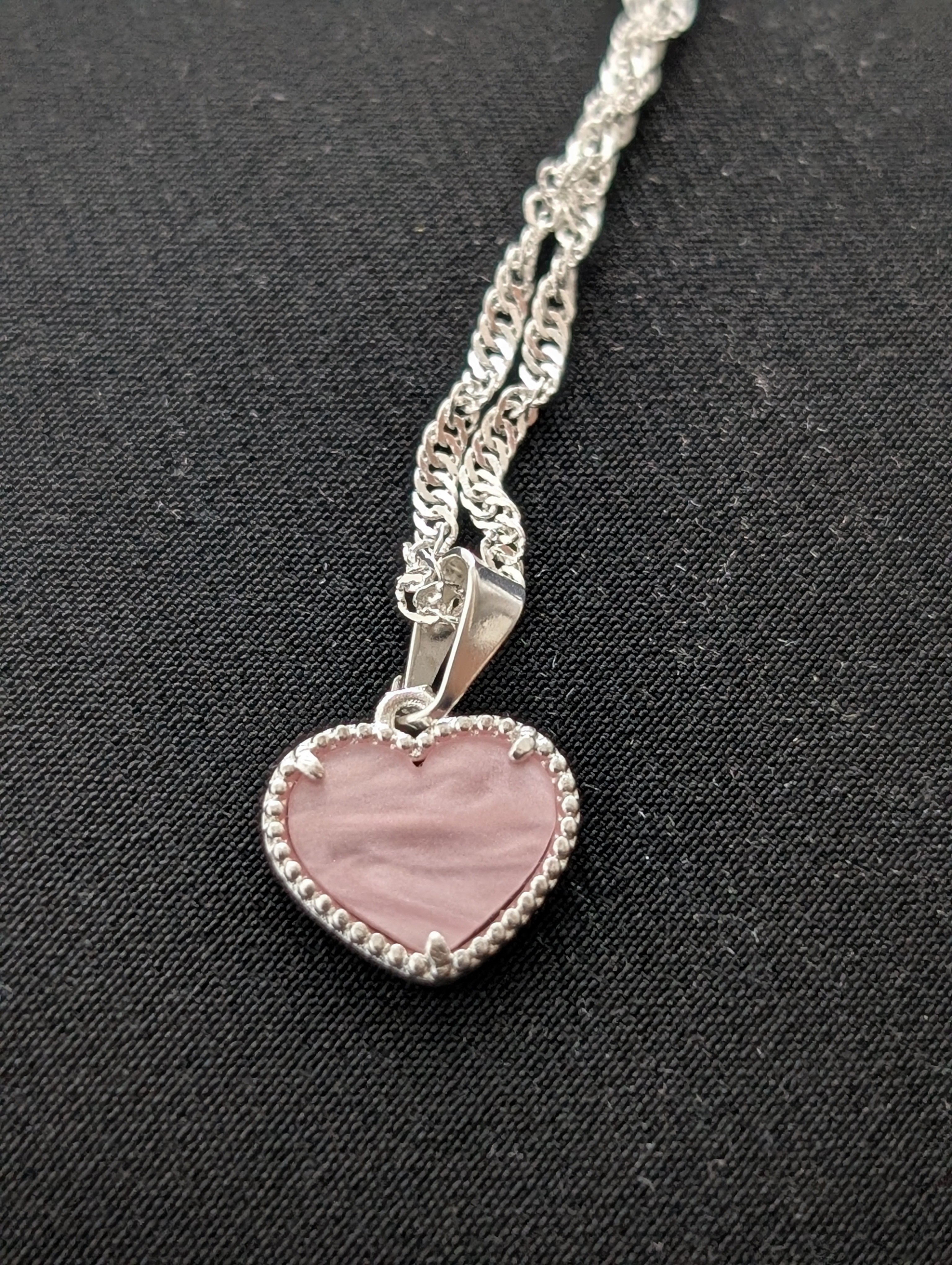 Cadena Corazón Rosa 🩷