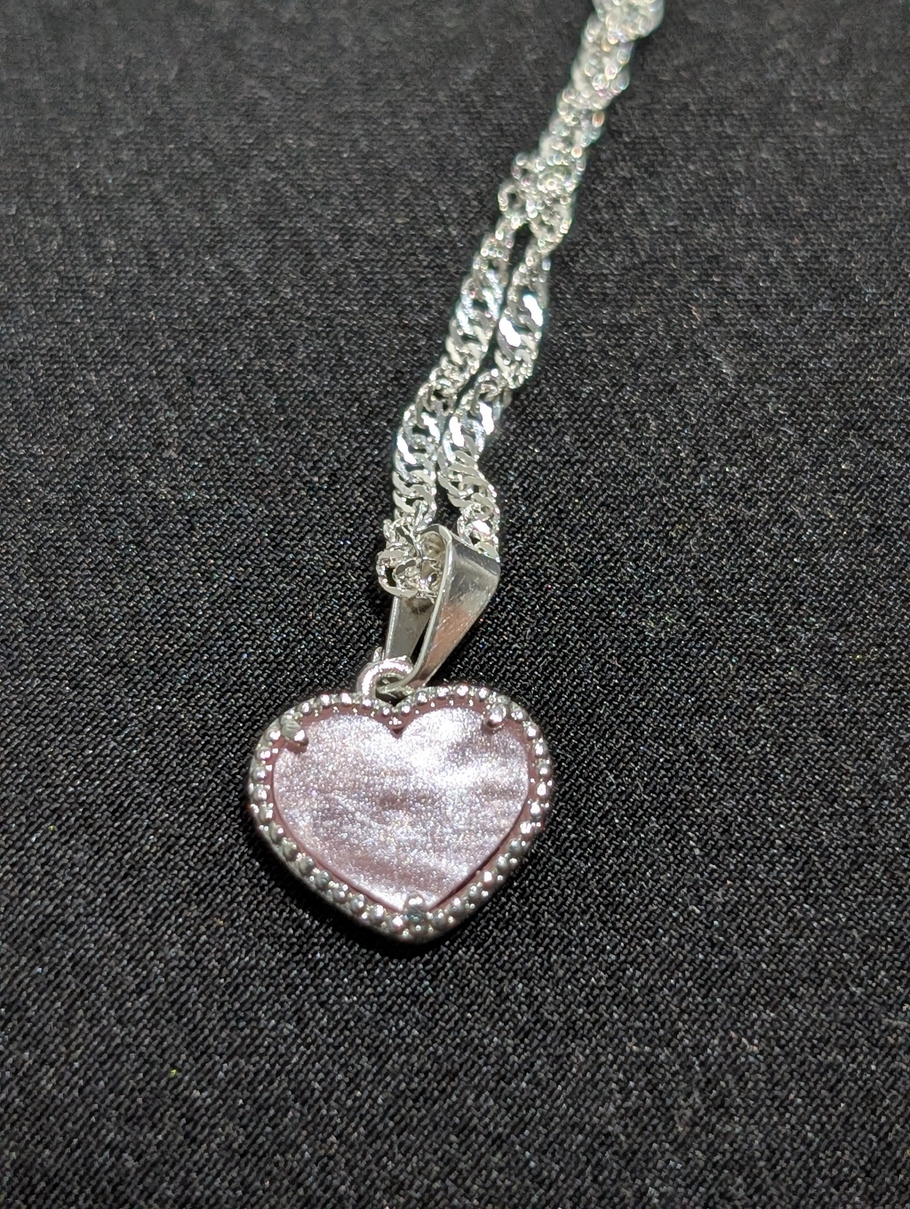 Cadena Corazón Rosa 🩷