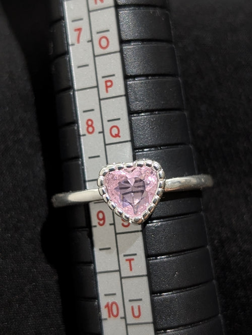 Anillo corazón rosa 🩷