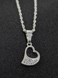 Collar colgante corazón