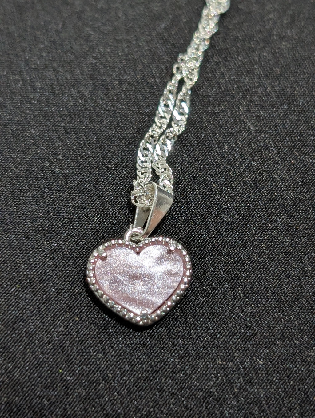 Cadena Corazón Rosa 🩷